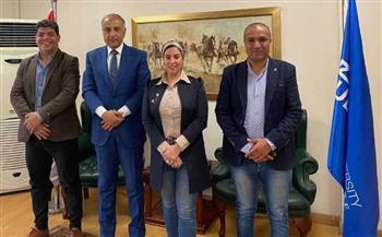 رئيس جامعة النهضة يلتقي أعضاء مجلس إدارة منطقة الدراجات لبحث سبل التعاون