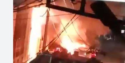 السيطرة على حريق هائل فى مصنع بـ طنطا