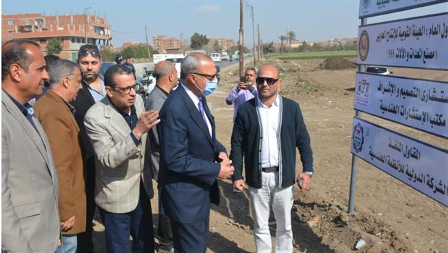 محافظ القليوبية يدشن أعمال إنشاء المحطة الوسيطة بالقناطر الخيرية 