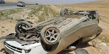   إصابة 5 عمال في انقلاب سيارة ملاكي على الطريق الصحراوي شمال المنيا