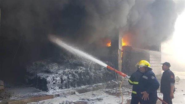 النيابة تحقق بشأن حريق اندلع في ثلاجة لحفظ الخضروات بمنشأة القناطر