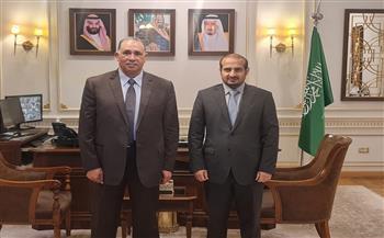 الهويشان وعلام يبحثان سبل التعاون بين القنصلية السعودية بالإسكندرية ونقابة المحامين 