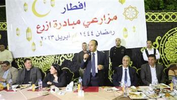 المنيا تشارك الإفطار مع مزارعي مبادرة «ازرع»بقرية إطسا فى سمالوط