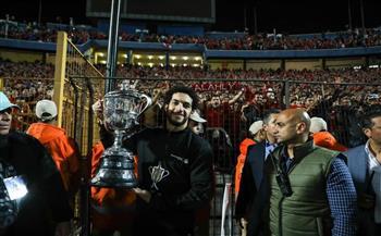 مصطفى شوبير: نهدي اللقب إلى جمهور الأهلي.. ونعدهم بالمزيد