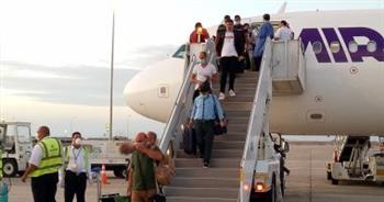   مطار مرسى علم الدولى يستقبل 18 رحلة طيران دولية من 9 دول أوربية