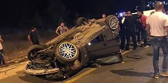 مصرع 3 أشخاص فى حادث انقلاب سيارة ملاكى داخل ترعة بقنا