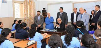 وزير التعليم يتفقد مدرسة القديس يوسف للغات بمصر الجديدة