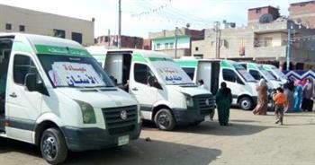 "صحة الدقهلية": الكشف على 1384 مريضاً في قافلة علاجية بقرية كوم بني مراس ضمن "حياة كريمة"