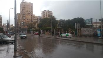   أمطار غزيرة تصرب محافظة البحيرة 