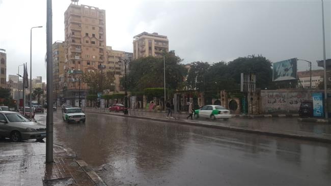 أمطار غزيرة تصرب محافظة البحيرة 