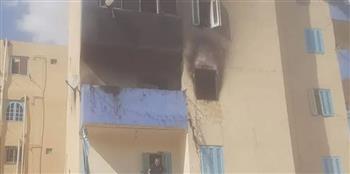 مصرع شاب وإصابة شقيقه ووالده في حريق شقة سكنية بالسويس