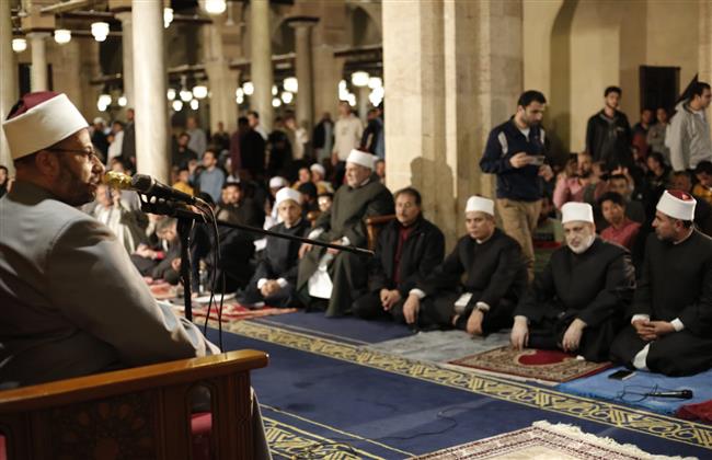 درس التراويح بالجامع الأزهر: حب الوطن فطرة موجودة في الطباع عند كل إنسان