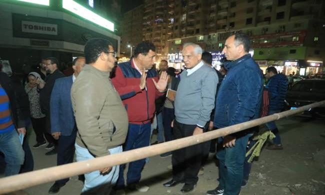محافظ الجيزة يطمئن على الأعمال الإنشائية لـ مواقف السرفيس