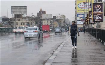 سقوط أمطار على مناطق متفرقة من القاهرة والجيزة