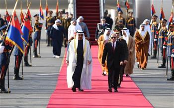   متحدث الرئاسة ينشر فيديو استقبال السيسى لرئيس دولة الإمارات