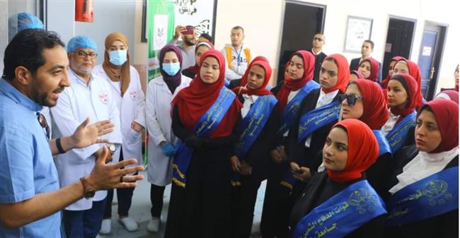 جامعة بنها تنظم زيارة طلابية للمنطقة الاستثمارية ببنها