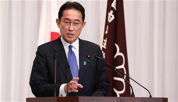   رئيس الوزراء الياباني يلقي خطابا عقب واقعة إجلائه بسبب انفجار