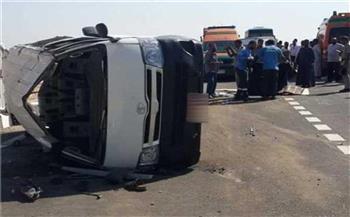 مصرع شاب وإصابة آخر فى حادث تصادم ميكروباص بجرار زراعى بالشرقية