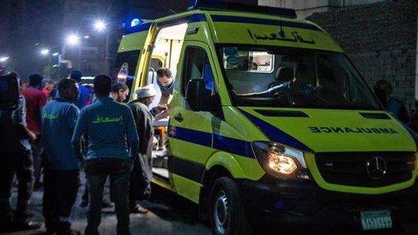 مصرع وإصابة 12 شخصًا بحادث انقلاب سيارة ميكروباص بالبحيرة