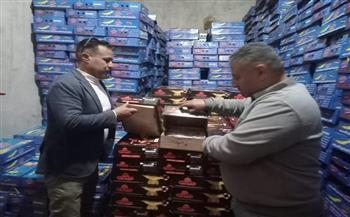 ضبط طن رنجة مجهول المصدر وغير مدون عليه علامات بالإسماعيلية 