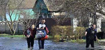 أوكرانيا: غرق 916 أسرة و225 منزلا بسبب الفيضانات