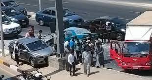 إصابة 5 أشخاص إثر حادث تصادم سيارتين في كرداسة 