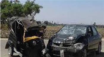 مصرع حارس عقار فى تصادم "توكتوك" وسيارة ملاكى بالمقطم