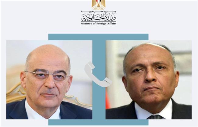 شكرى يناقش هاتفيا تطورات الوضع في السودان مع نضيره اليونانى