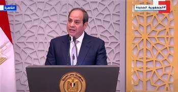 الرئيس السيسى يهنئ المصريين بعيدى الفطر والقيامة وليلة القدر