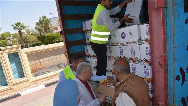 «تضامن الإسماعيلية» تستلم كراتين مواد غذائية لتوزيعها على الأُسر الأَولى بالرعاية