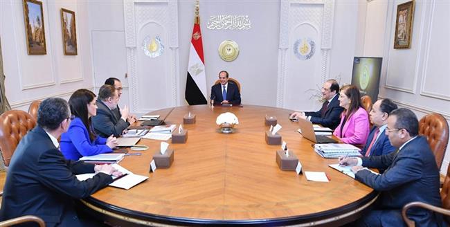 الرئيس السيسى يوجه بمواصلة العمل على تعزيز النمو المستدام وتحسين بيئة الاستثمار