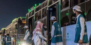 1.26 مليون مستفيد من خدمات النقل الترددى بالمسجد النبوى خلال رمضان