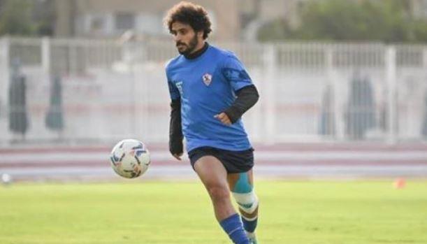 عبد الله جمعة يخوض تدريبات تأهيلية فى مران الزمالك اليوم