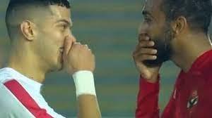   إمام عاشور يحتفل مع كهربا بتأهل الأهلي لربع نهائي دوري أبطال إفريقيا