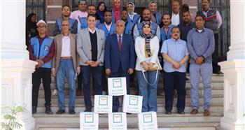 رئيس جامعة جنوب الوادي يستقبل منسقى " حياة كريمة"  