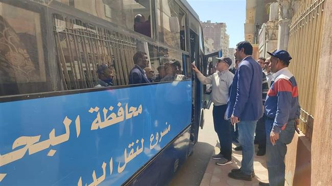 بدء التشغيل الفعلي لأتوبيسات غرب الدلتا تيسيرا على الطلاب والمواطنين بأبو حمص