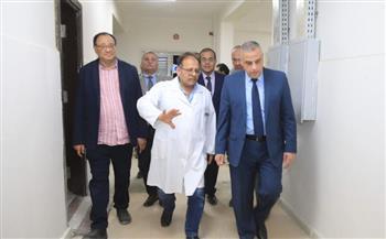 محافظ سوهاج يتفقد الاستعدادات النهائية لتشغيل  مستشفى "سوهاج العام" 