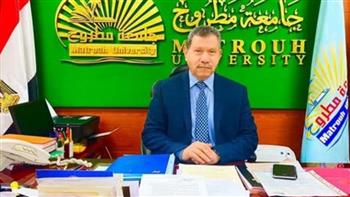   رئيس جامعة مطروح يهنئ الرئيس السيسي بعيد الفطر المبارك