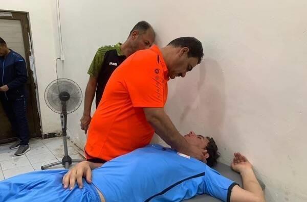 حارس مرمى الكهرباء يتعرض للإغماء.. والجهاز يهاجم لجنة المسابقات