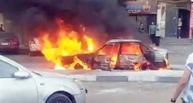 السيطرة على حريق نشب فى سيارة ملاكى بحدائق القبة