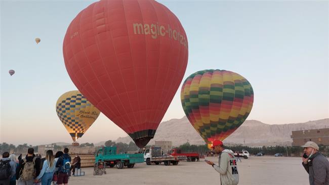 إلغاء 40 رحلة بالون طائر في الأقصر بسبب سرعة الرياح وانعدام الرؤية
