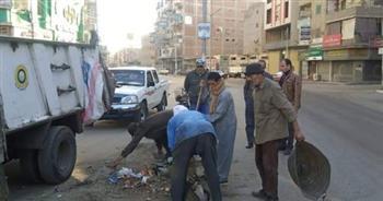 محافظ الدقهلية: رفع 480 طن قمامة و30 طن أتربة من الشوارع والميادين بالمنطقة المركزية