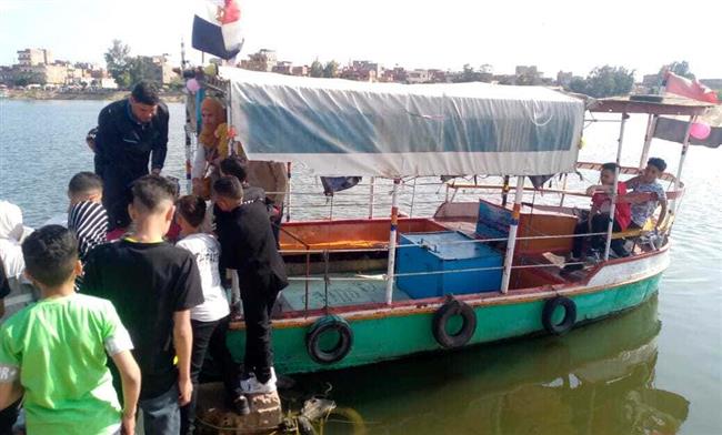 حملات مكثفة لمتابعة المعديات النهرية بنطاق المحافظة فى ثانى أيام عيد الفطر بالبحيرة