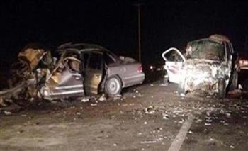   إصابة 6 أشخاص فى حادث تصادم بين سيارتين بسوهاج