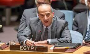 مندوب مصر بـ مجلس الأمن: نحذر من أى تدخل خارجى فى السودان