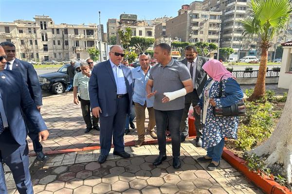 محافظ القاهرة يتفقد تطوير شارع إحسان عبد القدوس بمصر الجديدة