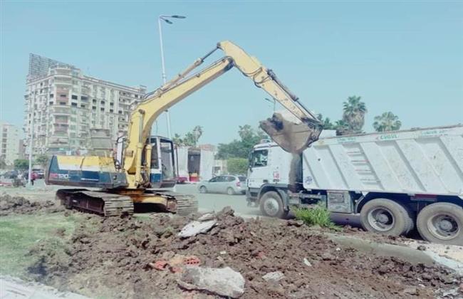 محافظ الدقهلية يتابع أعمال التطوير الجارية بشارع الجيش وصولًا لكوبري سندوب
