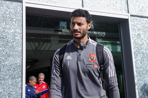 «دوري أبطال إفريقيا» بعثة الأهلي تتحرك إلى ملعب العربي الزاولي