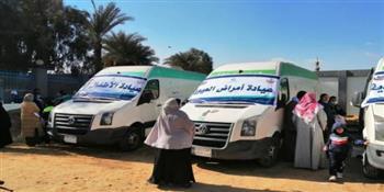«حياة كريمة».. الصحة تطلق قافلتين طبيتين للكشف والعلاج مجانا