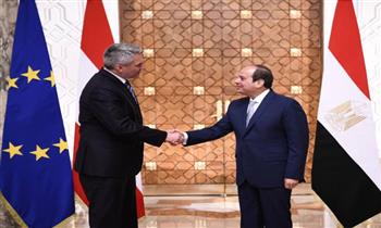   السيسى: علاقات مصر والنمسا قوية ومستقرة قائمة على الاحترام المتبادل
